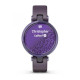 Garmin Lily Midnight Orchid Bezel with Deep Orchid Case and Silicone Band (010-02384-12)