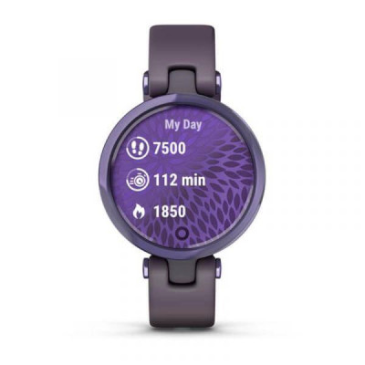 Garmin Lily Midnight Orchid Bezel with Deep Orchid Case and Silicone Band (010-02384-12)