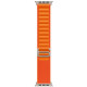 Apple Watch Ultra GPS + Cellular 49mm Titanium Case with Orange Alpine Loop - Medium (MQEU3/MQFL3)