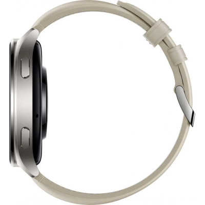 Xiaomi Watch 2 Titan Gray Case with White Leather Strap (BHR9306GL)