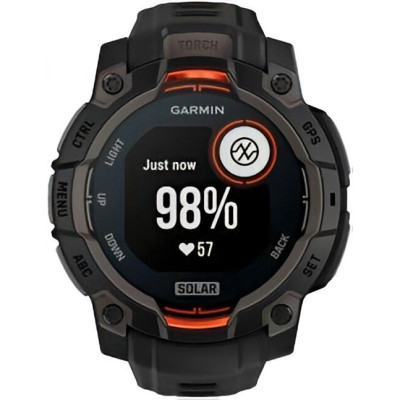 Garmin Instinct 3 45mm Solar Black with Black Band (010-02934-00)
