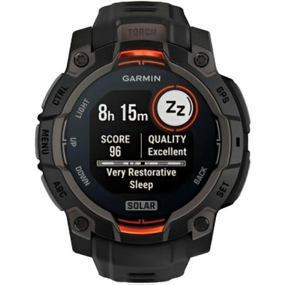 Garmin Instinct 3 45mm Solar Black with Black Band (010-02934-00)