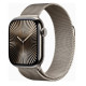 Apple Watch Series 10 GPS + Cellular 42mm Natural Titanium Case w. Natural Milanese Loop (MWXF3)