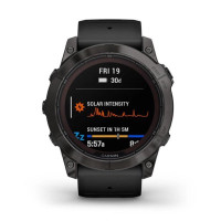 Garmin Fenix 7X Sapphire Solar Carbon G. DLC Tit. with Black Band (010-02778-10/11)