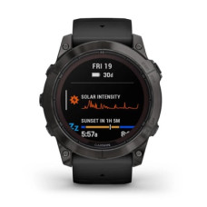 Garmin Fenix 7X Pro Sapphire Solar Carbon G. DLC Tit. with Black Band (010-02778-10/11)
