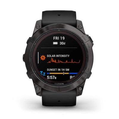 Garmin Fenix 7X Sapphire Solar Carbon G. DLC Tit. with Black Band (010-02778-10/11)