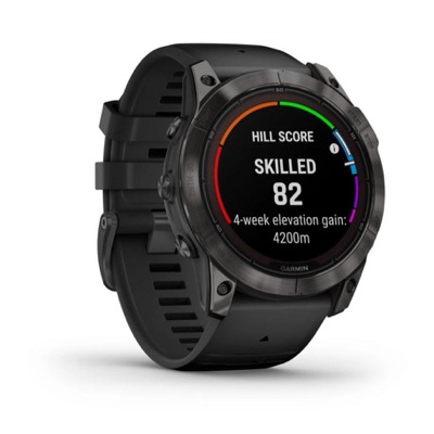 Garmin Fenix 7X Sapphire Solar Carbon G. DLC Tit. with Black Band (010-02778-10/11)