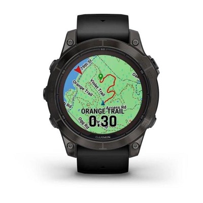 Garmin Fenix 7 Pro Sapphire Solar Carbon G. DLC Tit. with Black Band (010-02777-10/11)