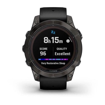 Garmin Fenix 7 Pro Sapphire Solar Carbon G. DLC Tit. with Black Band (010-02777-10/11)