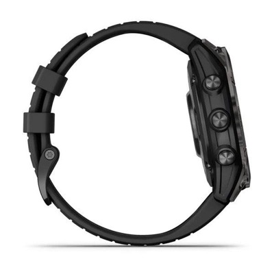 Garmin Fenix 7 Pro Sapphire Solar Carbon G. DLC Tit. with Black Band (010-02777-10/11)