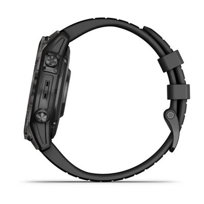 Garmin Fenix 7 Pro Sapphire Solar Carbon G. DLC Tit. with Black Band (010-02777-10/11)