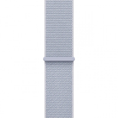 Apple Watch Series 10 GPS 42mm Silver Aluminum Case w. Blue Cloud Sport Loop (MWWD3)