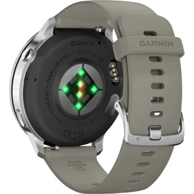 Garmin Venu 4 45 mm Silver with Silver Gray Silicone Band (010-03014-01/41)