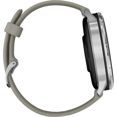 Garmin Venu 4 45 mm Silver with Silver Gray Silicone Band (010-03014-01/41)
