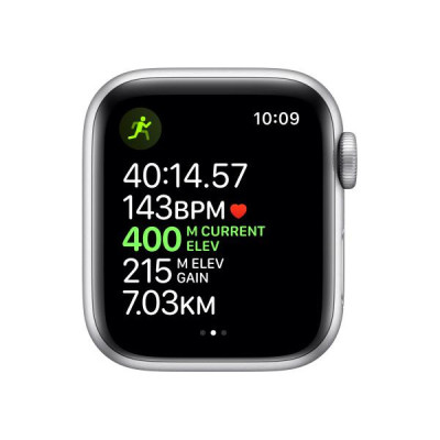 Apple Watch Nike Series 5 GPS 40мм Silver Aluminum w. Silver Aluminum (MX3R2)