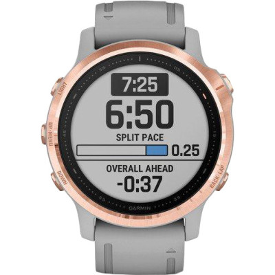 Garmin Fenix 6S Rose Gold-tone with Powder Gray Band (010-02159-21/20)
