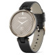 Garmin Lily Cream Gold Bezel з Black Case і Italian Leather Band (010-02384-B1)