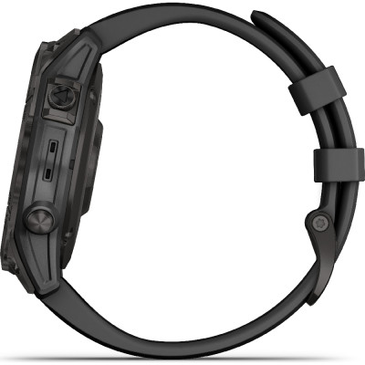 Garmin Fenix 7 Sapphire Solar Black DLC Titanium with Black Band (010-02540-34/35)