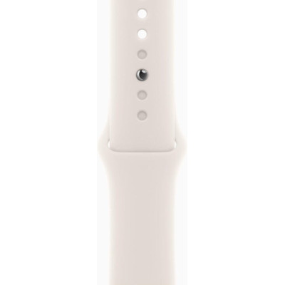 Apple Watch Series 10 GPS + Cellular 42mm Gold Titanium Case w. Starlight Sport Band - M/L (MX073)