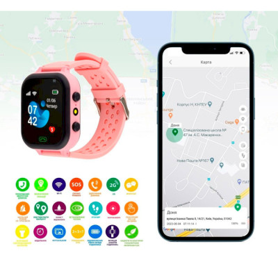 AmiGo GO009 Camera+LED WIFI Pink