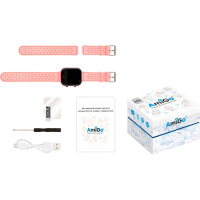 AmiGo GO009 Camera+LED WIFI Pink