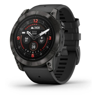 Garmin Epix Pro Gen 2 51mm Sapphire Carbon Gray DLC Titanium with Black Silicone (010-02804-53)