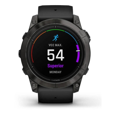 Garmin Epix Pro Gen 2 51mm Sapphire Carbon Gray DLC Titanium with Black Silicone (010-02804-53)
