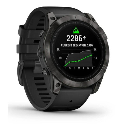 Garmin Epix Pro Gen 2 51mm Sapphire Carbon Gray DLC Titanium with Black Silicone (010-02804-53)