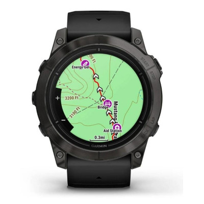 Garmin Epix Pro Gen 2 51mm Sapphire Carbon Gray DLC Titanium with Black Silicone (010-02804-53)