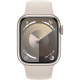 Apple Watch Series 9 GPS 45mm Starlight Aluminum Case w. Starlight Sport Band - S/M (MR963)