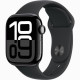 Apple Watch Series 10 GPS 42mm Jet Black Alu. Case w. Black Sport Band - S/M (MWWE3)