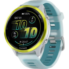 Garmin Forerunner 570 47mm Amp Yellow Aluminum w. Translucent Whitestone/Turquoise Band (010-02971-01)