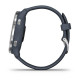 Garmin Venu 2 Silver Bezel with Granite Blue Case and Silicone Band (010-02430-10/00)