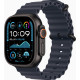 Apple Watch Ultra 2 GPS + Cellular 49mm Black Titanium Case w. Navy Ocean Band (MYTC3+MYPA3)