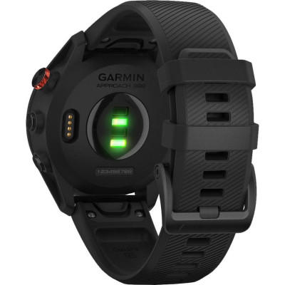 Garmin APPROACH S62 Black Ceramic Bezel with Black Band (010-02200-00)