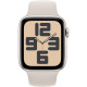 Apple Watch SE 2 GPS 44mm Starlight Aluminium Case with Starlight Sport Band S/M (MRE43)