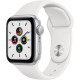 Apple Watch SE 2 GPS 44mm Silver Aluminum Case with White Sport Band M/L (MNLD3)