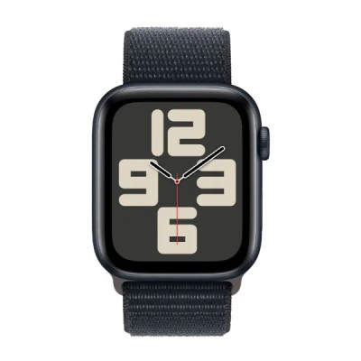 Apple Watch SE 2 GPS + Cellular 40mm Midnight Aluminum Case with Midnight Sport Loop (MRGD3)