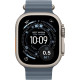 Apple Watch Ultra 3 GPS + Cellular 49mm Natural Tit. Case w. Anchor Blue Ocean Band (MEWH4)