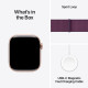 Apple Watch Series 10 GPS 42mm Rose Gold Aluminum Case w. Plum Sport Loop (MWWK3)
