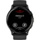 Garmin Venu 3 Slate Stainless Steel Bezel with Black Case and Silicone Band (010-02784-51)