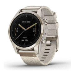 Garmin Epix Pro Gen 2 Sapphire 42mm Soft Gold w. Cream H. Nylon Band (010-02802-20)