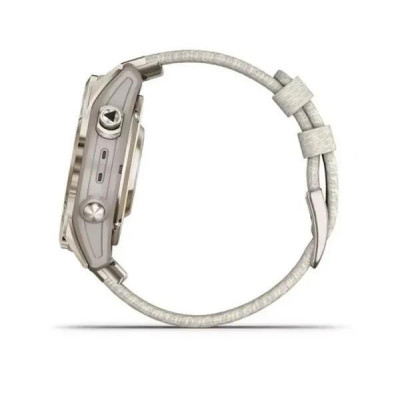 Garmin Epix Pro Gen 2 Sapphire 42mm Soft Gold w. Cream H. Nylon Band (010-02802-20)