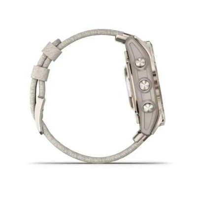 Garmin Epix Pro Gen 2 Sapphire 42mm Soft Gold w. Cream H. Nylon Band (010-02802-20)