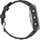 Garmin Fenix E 47mm AMOLED Stainless Steel with Black Silicone Band (010-03025-02/00)