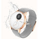Withings Steel HR Watch 36mm White/Rose Gold with Grey Silicone Band (HWA03b-36white-RG-S.Grey)