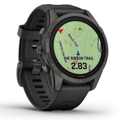 Garmin Epix Pro (Gen 2) Sapphire Edition 42мм Carbon G. DLC Ti. with Black Band (010-02802-14/15)