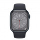 Apple Watch Series 8 GPS + Cellular 41mm Midnight Aluminum Case w. Midnight S. Band S/M (MNUV3)