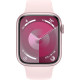 Apple Watch Series 9 GPS + Cellular 41mm Pink Alu. Case w. Light Pink Sport Band - M/L (MRJ03)