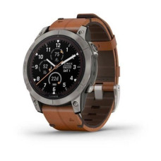 Garmin Fenix 7 Pro Sapphire Solar Titanium with Chestnut L. Band (010-02777-30)